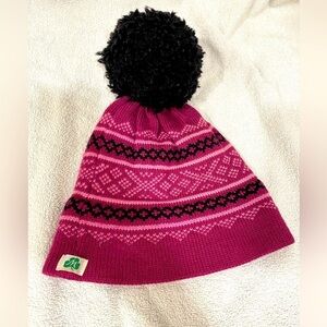 THE ORIGINAL MORIARTY Vintage  Hand Knit Wool Hat WITH Pom Pom